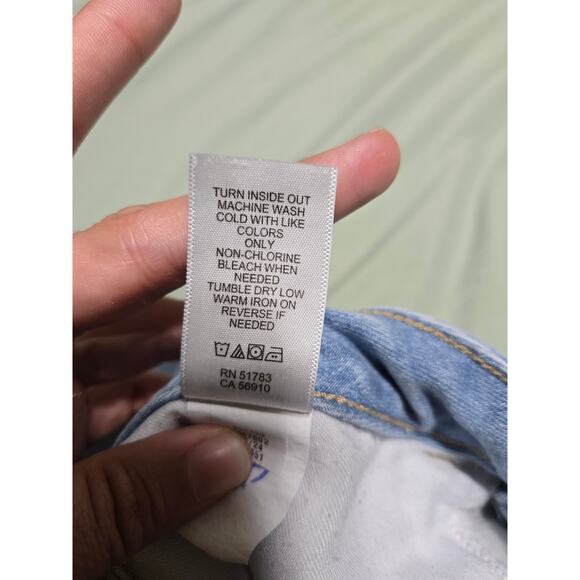 M jeans medium women's distressed high rise ankle jeggings - Picture 8 of 11